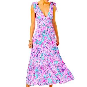 Lilly Pulitzer Maxine Dress Prosecco Pink Don’t be Jelly Size 2 New with Tag